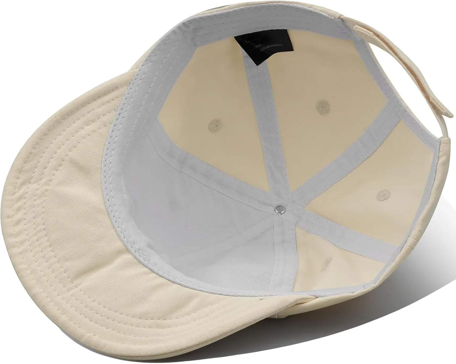 Clakllie Soft Short Brim Hats for Men Low Profile Baseball Cap Casual Trucker Hat Moisture Wicking Outdoor Running Hat