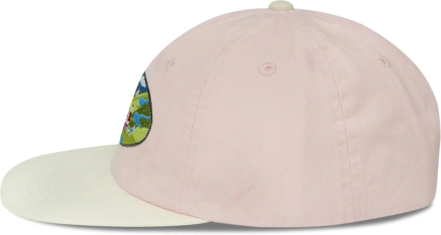 CLAPE Vintage Snapback Hat Flat Bill Unstructured Baseball Cap Soft Cotton Dad Hat Street Hip Hop Camp Trucker Hat