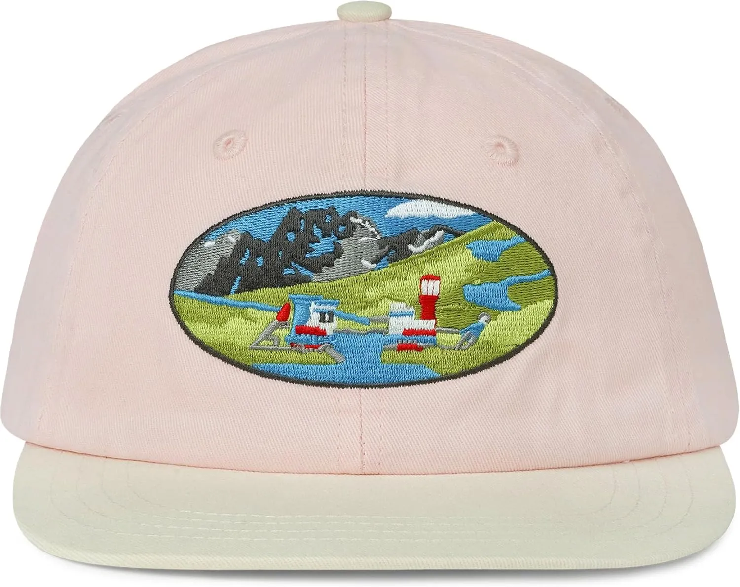 CLAPE Vintage Snapback Hat Flat Bill Unstructured Baseball Cap Soft Cotton Dad Hat Street Hip Hop Camp Trucker Hat