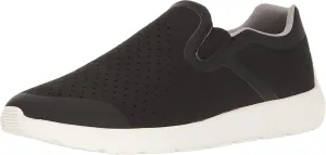 Clarks Men's Torset Easy Slip-On Sneaker,Black Textile/Mesh,US