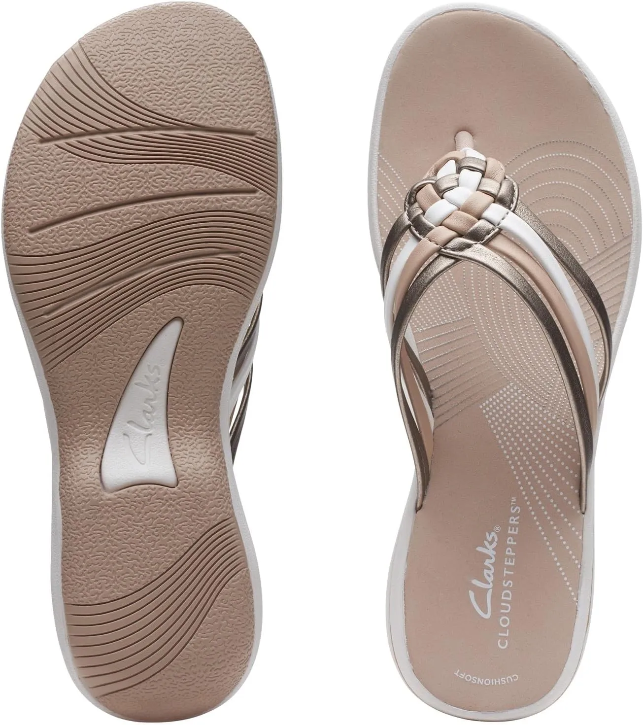 Clarks Women's Breeze Coral Flip Flop