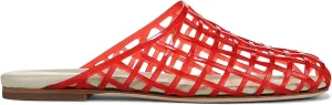 Clear Jelly Shoes for Women Fishnet Slip on Clear Hollow Closed Toe Flat Sandals Jellies Mesh Slides Beach Comfortable Summer Beach Slippers