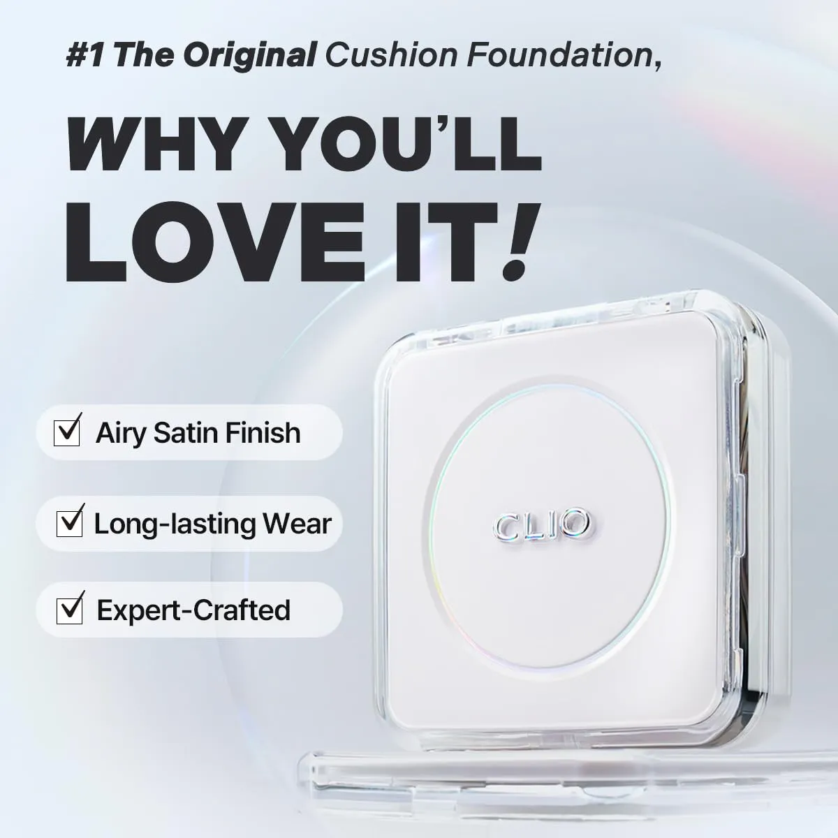 CLIO Kill Cover Founwear Cushion The Original (19N PROCELAIN, One Size)