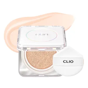 CLIO Kill Cover Founwear Cushion The Original – Korean Makeup, Full High Coverage, Airy Satin Finish, Skin Fit, 17W CREAM SHELL