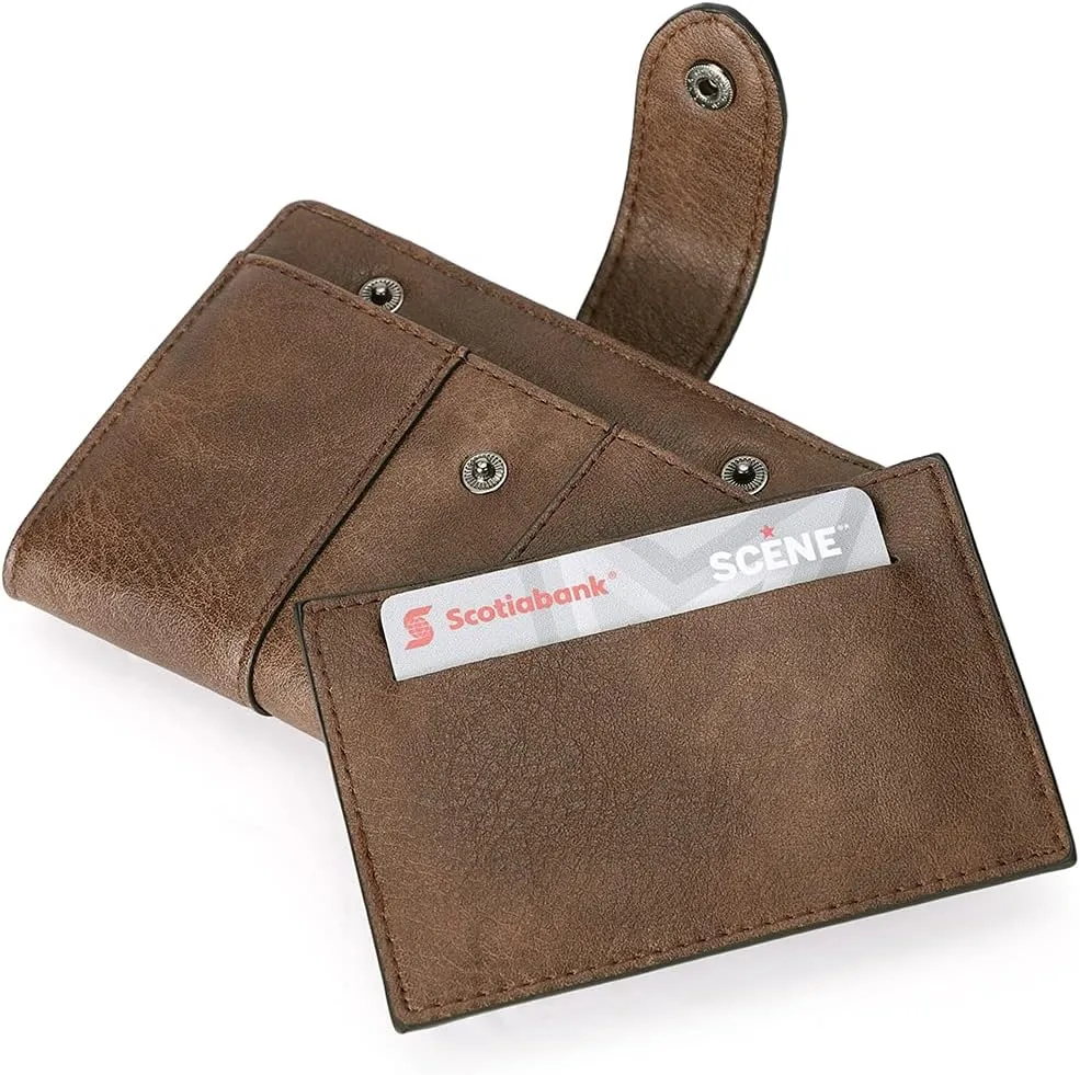 CLUCI Small Wallet for Women Leather Slim Womens Wallet Bifold Multi Card Holder Organizer Designer with Removable ID Window