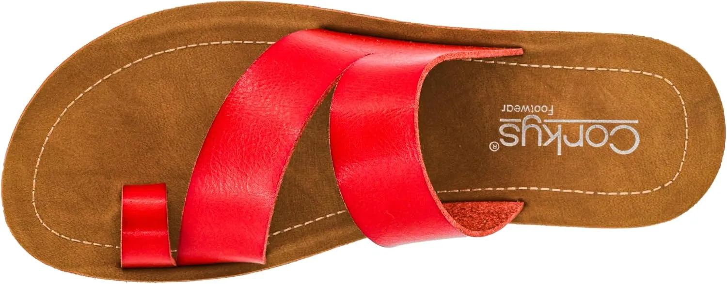 Corkys Footwear Just A Fling Sandals - Features a Toe Wrapped strap for Stability, Unbeatable Cushioned Insoles for Comfort, Slip-on Technology for Easy On and Off