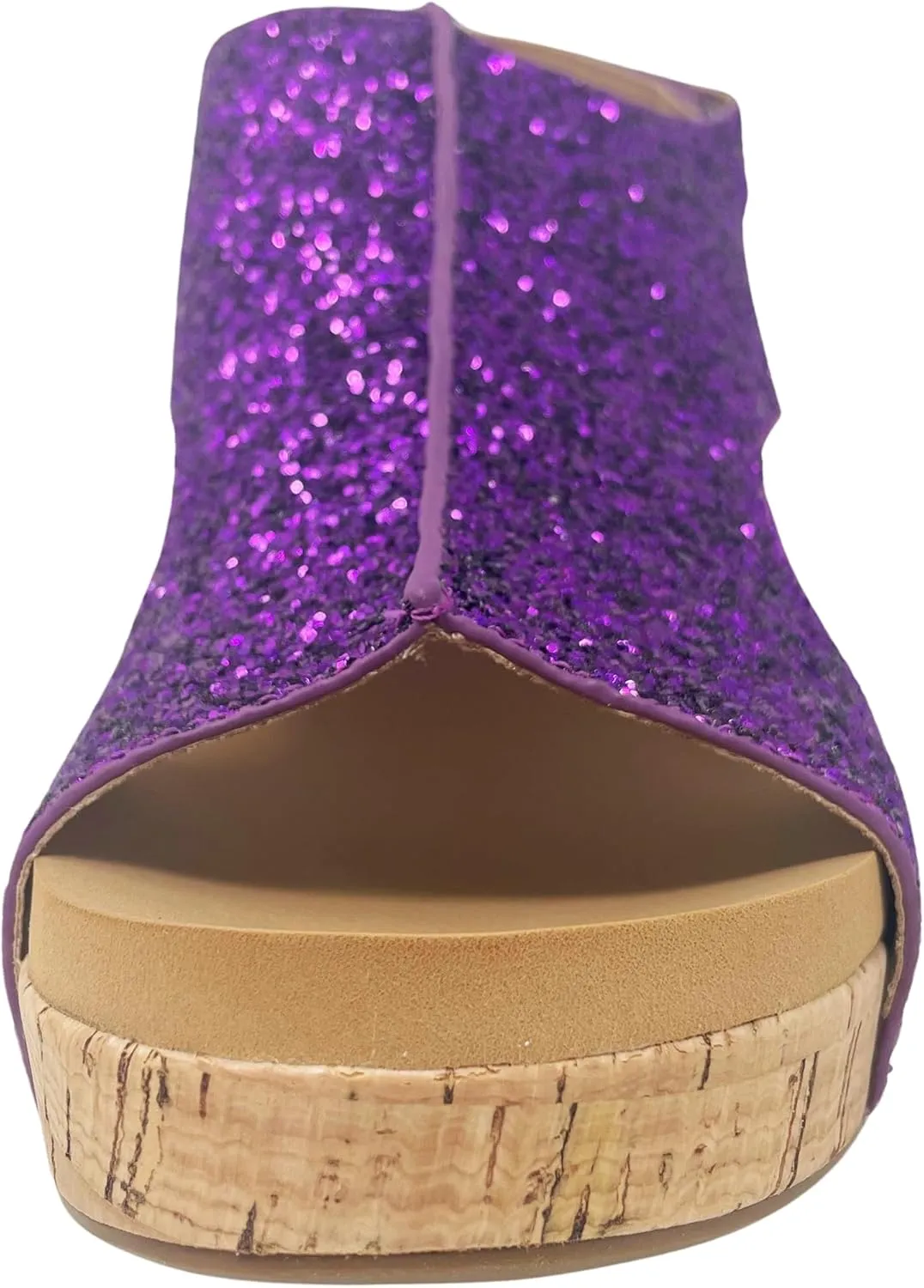 Corkys Footwear Womens Carley Wedges, Featuring Corkys EVA Foam Cushioned Insoles, A 2.5 Inch Heel, Lightweight For All Day Wear, And Hook And Loop Closure