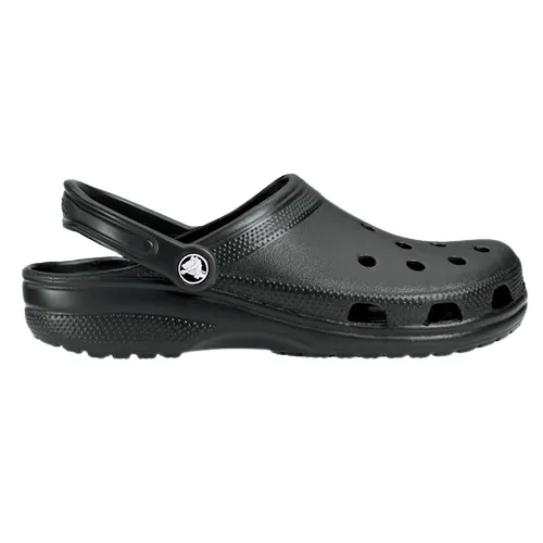 Crocs Unisex Classic Clogs - 10001 - Black