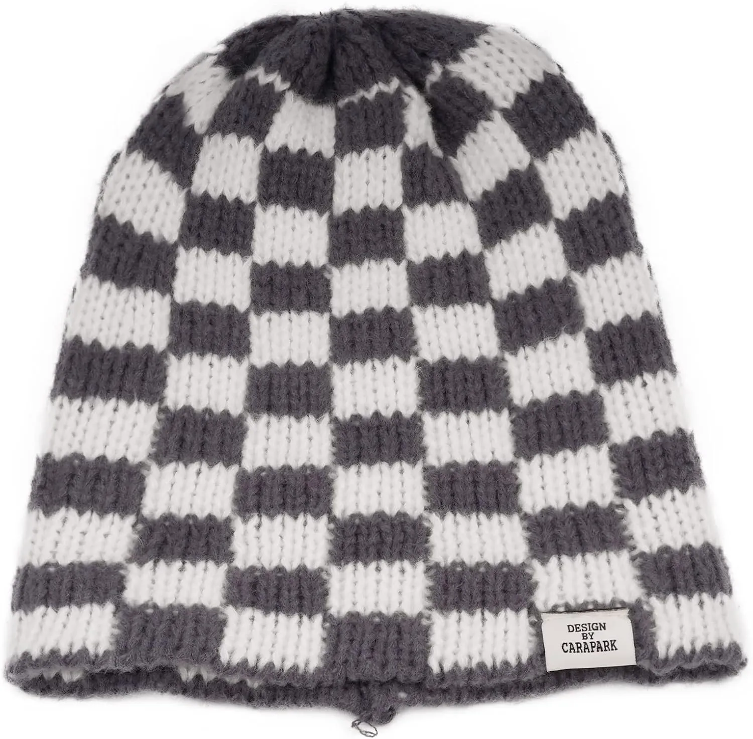 Croogo Beanie Men Slouchy Knit Skull Cap Warm Stocking Hats Women Winter Snow Ski Hat Cuffed Plaid Hat Toboggan Hats