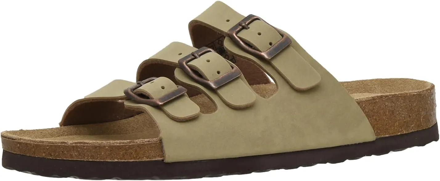 CUSHIONAIRE Women's Lela Cork footbed Sandal with  Comfort