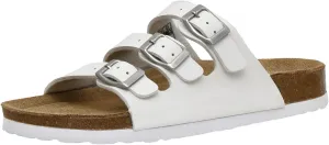 CUSHIONAIRE Women's Lela Cork footbed Sandal with  Comfort