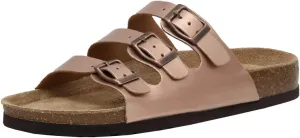 CUSHIONAIRE Women's Lela Cork footbed Sandal with  Comfort