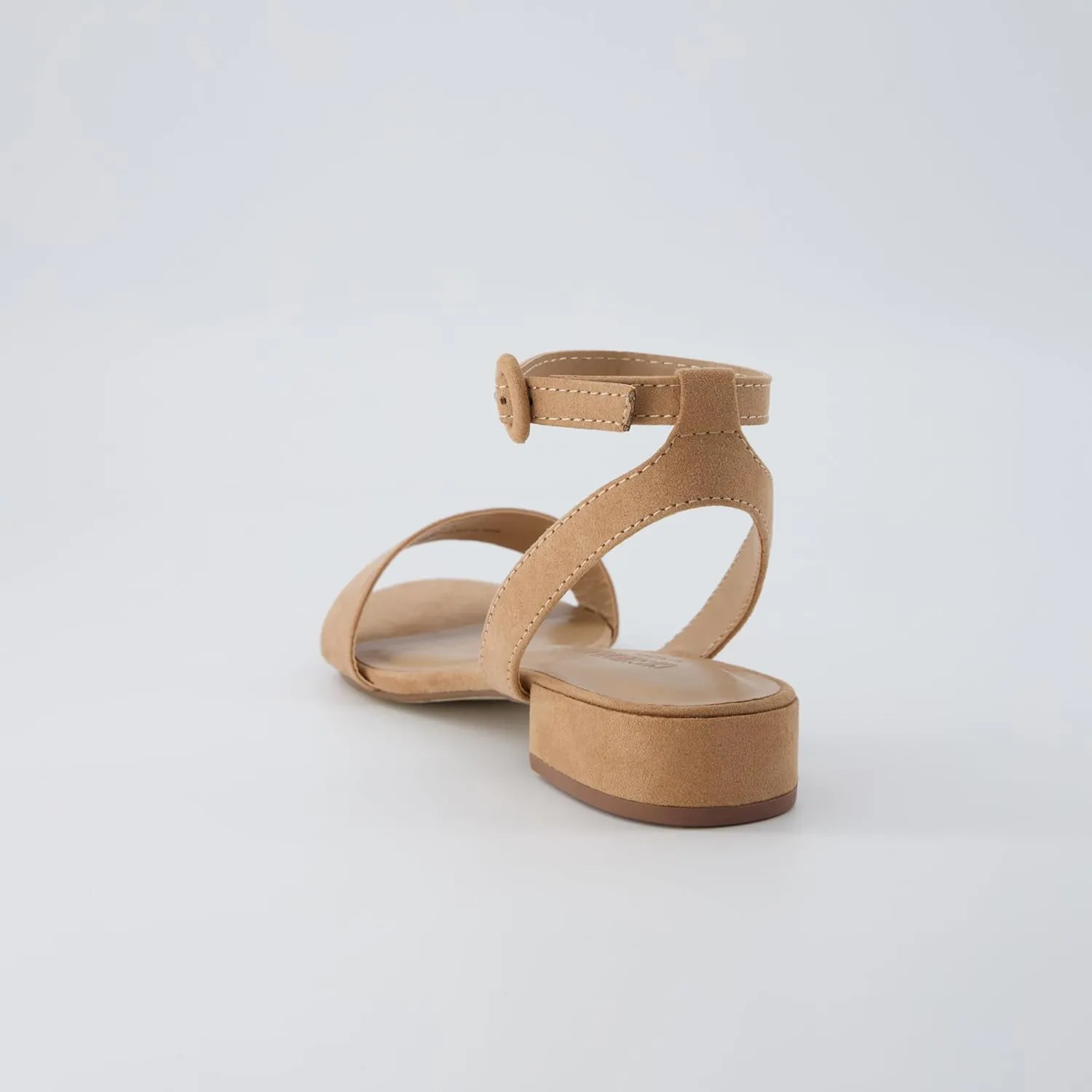 CUSHIONAIRE Women's Nila one band low block heel sandal  Wide Widths Available