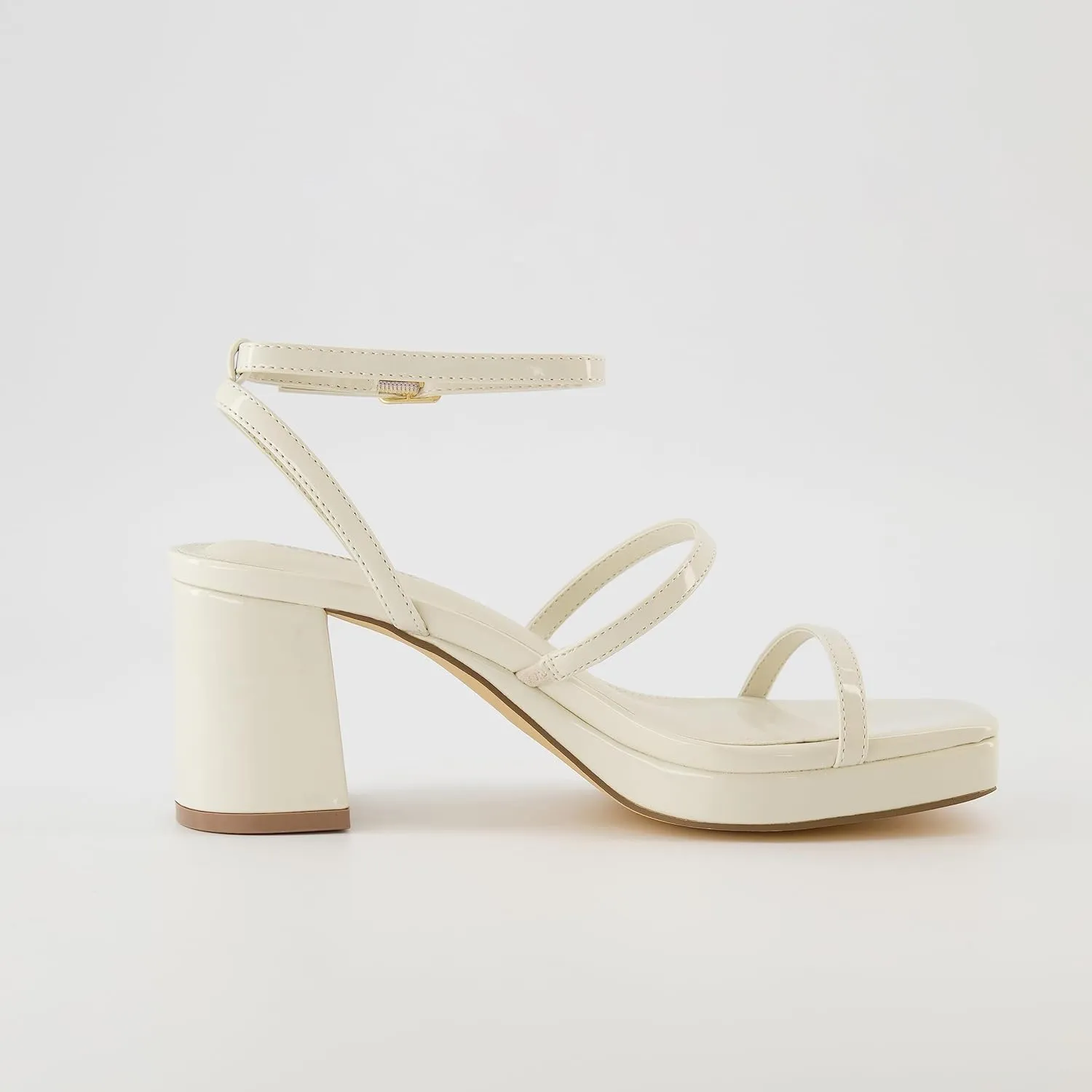 CUSHIONAIRE Women's Roma platform dress sandal  Memory Foam and Wide Widths Available