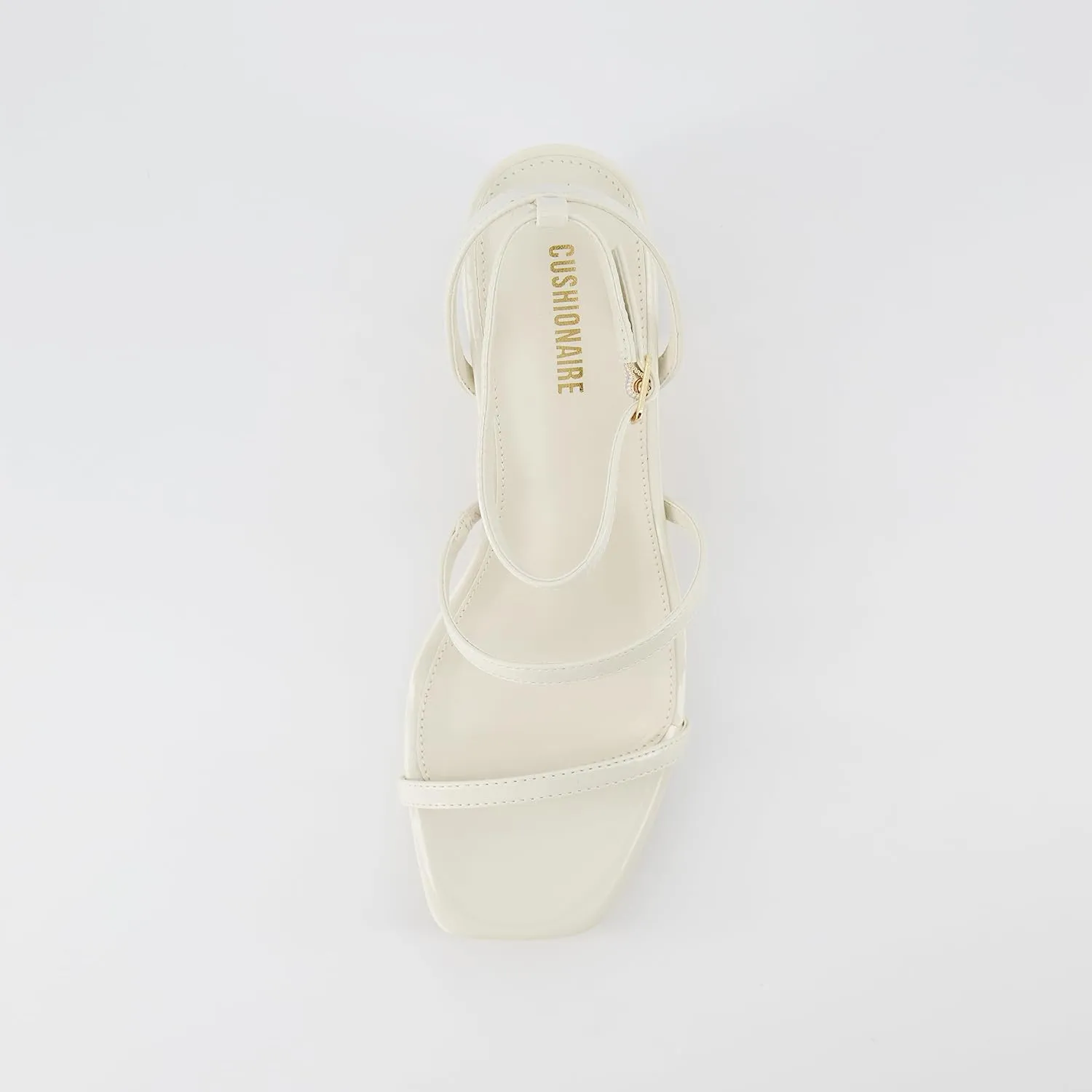 CUSHIONAIRE Women's Roma platform dress sandal  Memory Foam and Wide Widths Available