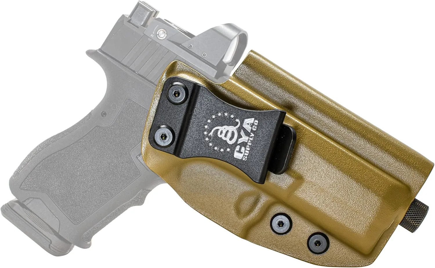 CYA Supply Co. Base Optics Ready (Flat Dark Earth) Inside Waistband Holster IWB Veteran Owned Company Fits