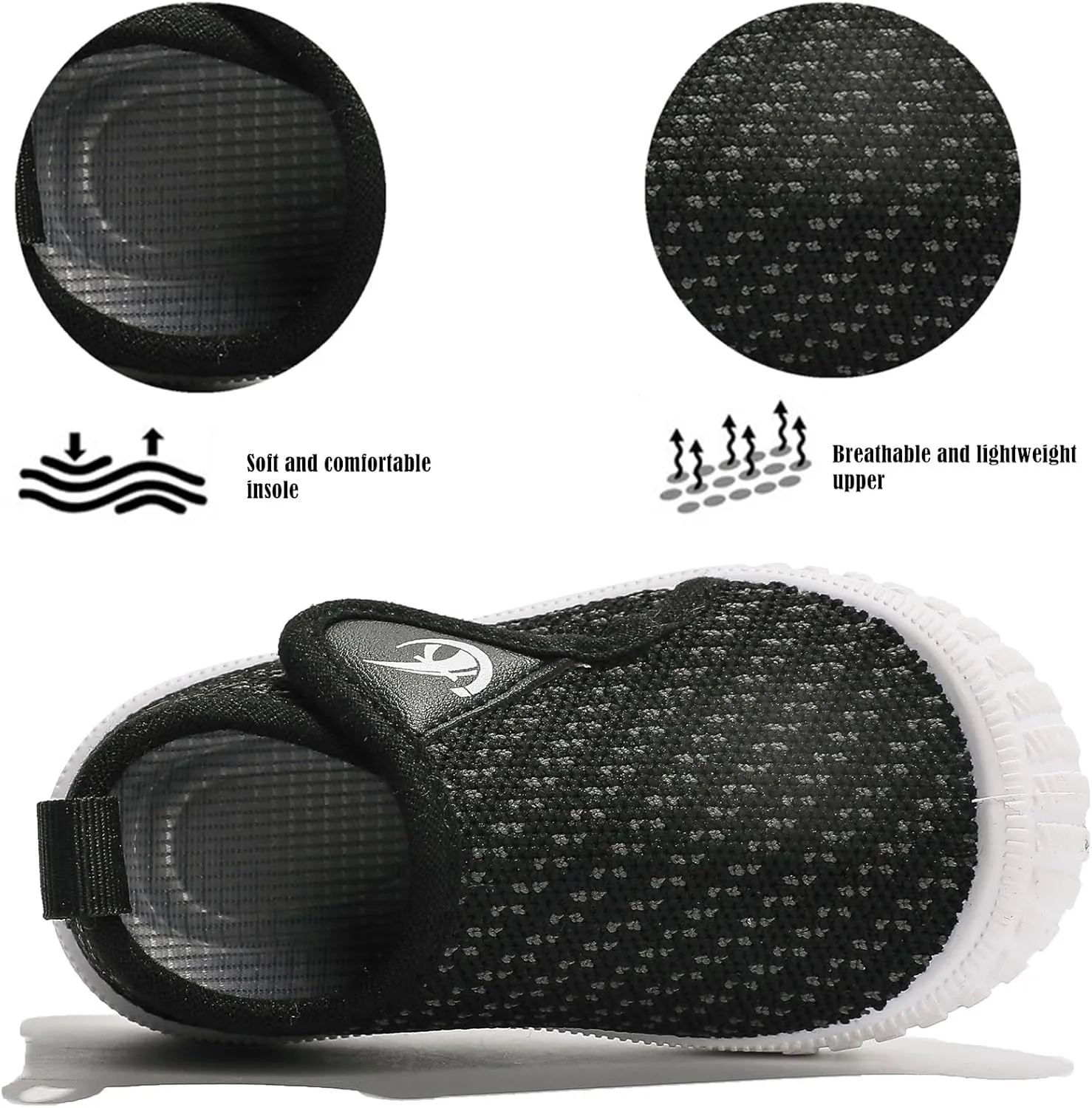 DADAWEN Boys Girls Toddler Sneakers Kids Lightweight Walking Shoes Mesh Breathable Tennis Shoes for Toddler/Little Kids