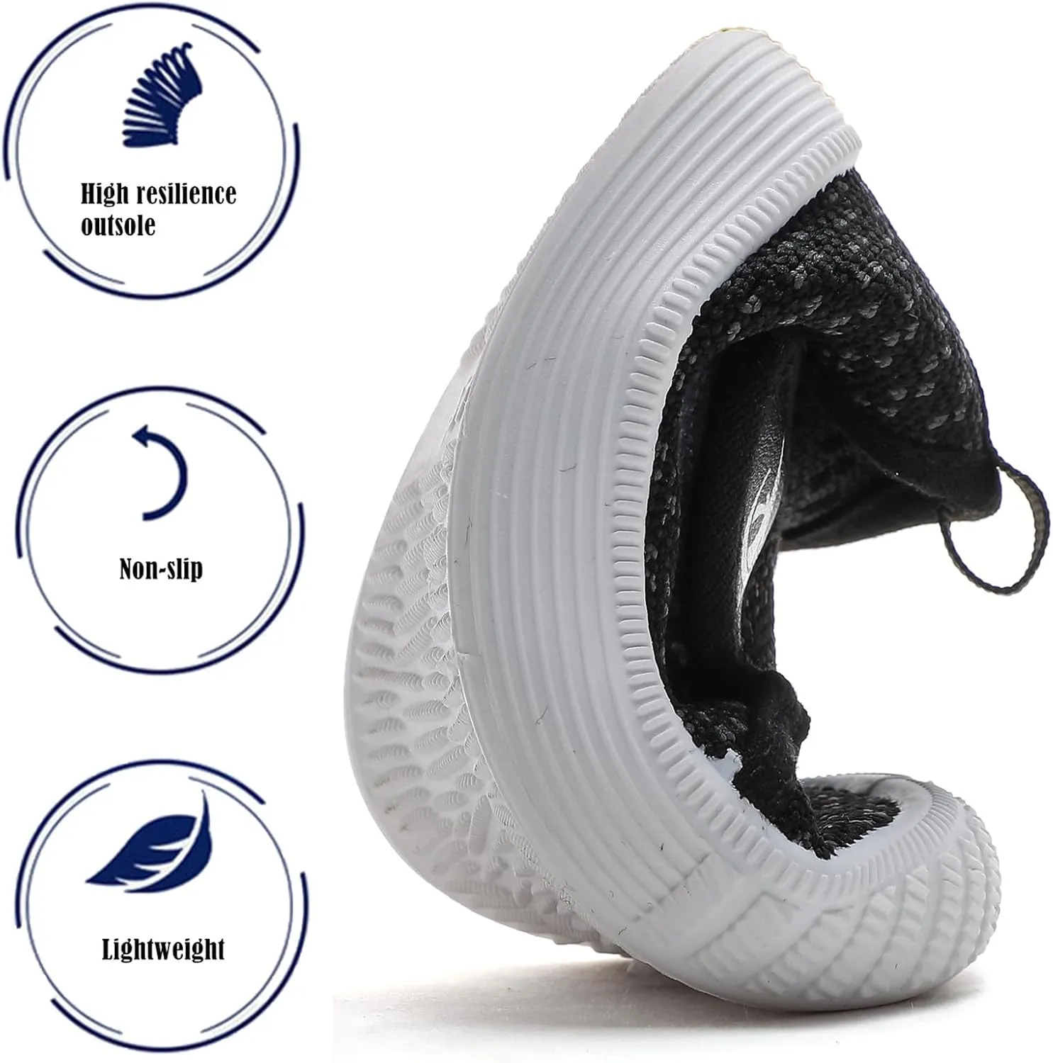 DADAWEN Boys Girls Toddler Sneakers Kids Lightweight Walking Shoes Mesh Breathable Tennis Shoes for Toddler/Little Kids