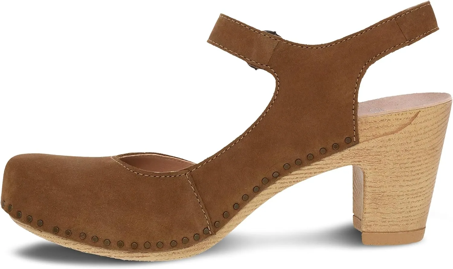 Dansko Taytum Closed-Toe Assymetrical Sandal for Women - Quality Leathers Treated with Scotchgard for Stain Resistance - Cushioned, Contoured Footbed for All-Day Comfort