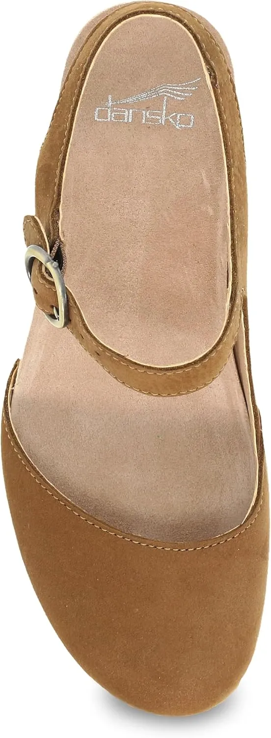 Dansko Taytum Closed-Toe Assymetrical Sandal for Women - Quality Leathers Treated with Scotchgard for Stain Resistance - Cushioned, Contoured Footbed for All-Day Comfort