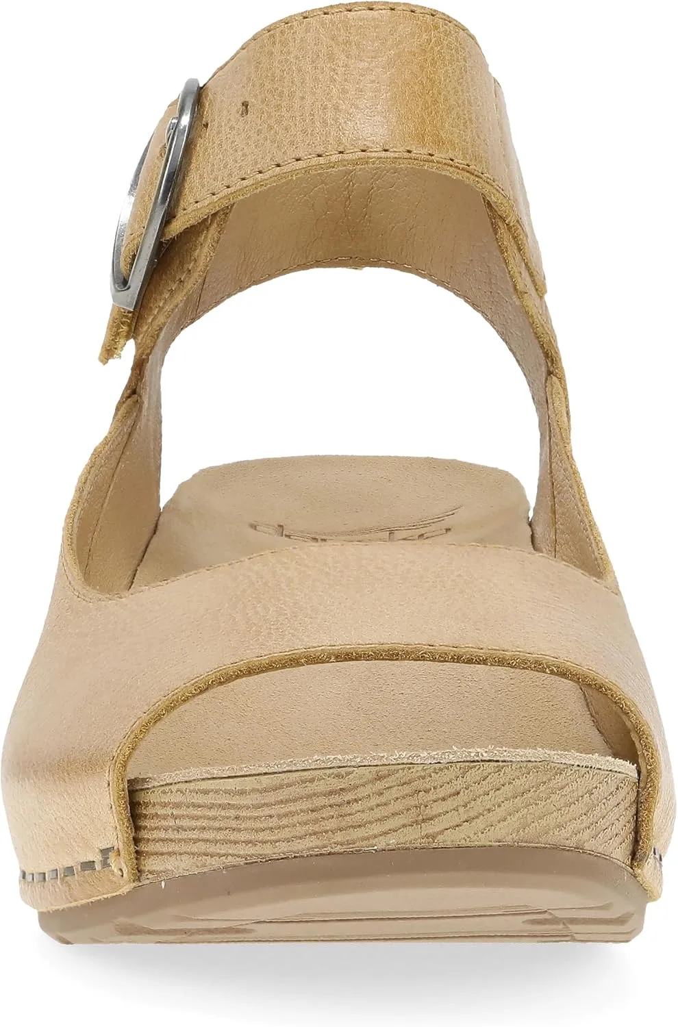 Dansko Tiana Slip-On Platform Sandal for Women – Cushioned, Contoured Footbed for All-Day Comfort and Support – Hook & Loop Strap with Buckle Detail – Lightweight Rubber Outsole