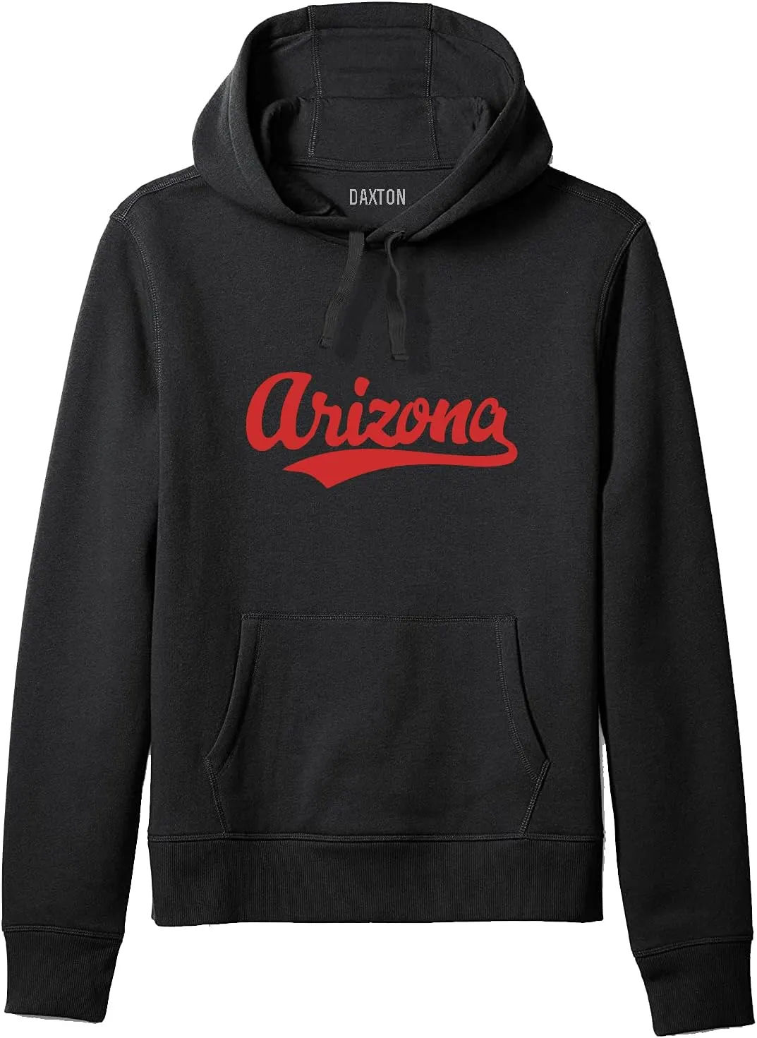 Daxton Adult Unisex Pullover USA Cities State Script Hoodie Fleece Sweatshirt