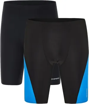 DEVOROPA Boys' Swim Jammers Youth Competitive Swim Team Suit Quick Dry Athletic Swimming Shorts UPF 50 Slim/Regular/Husky Fit