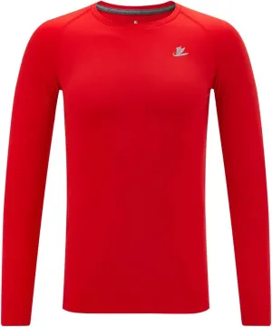 DEVOROPA Youth Boys Compression Shirt Long Sleeve Football Baseball Undershirt Quick Dry Kids Sports Baselayer Crewneck