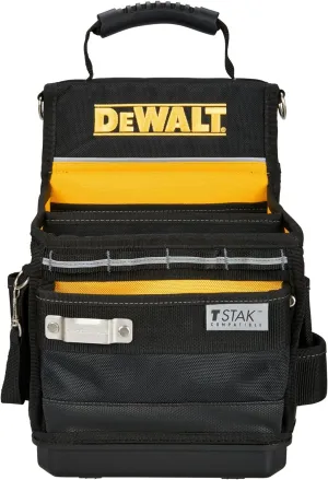 DEWALT Tool Bag, Easy Access Small Tool Pouch with Hard Bottom and Carrying Strap (DWST17624)
