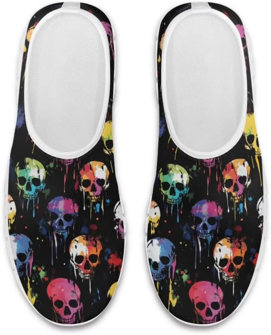 Doojoayie Womens Slip On Walking Shoes Comfort Flats Workout Jogging Driving Shoes