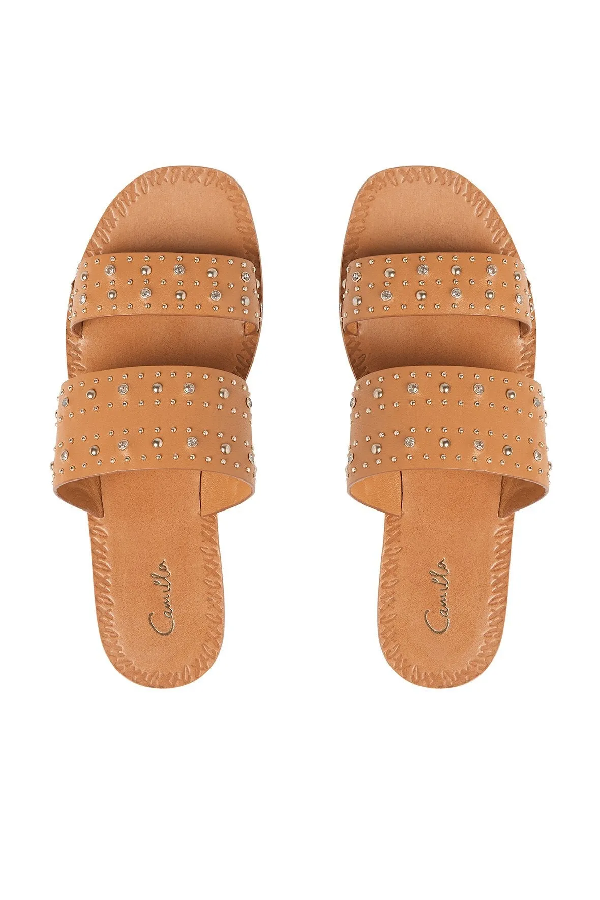 Double Strap Sandal Tan