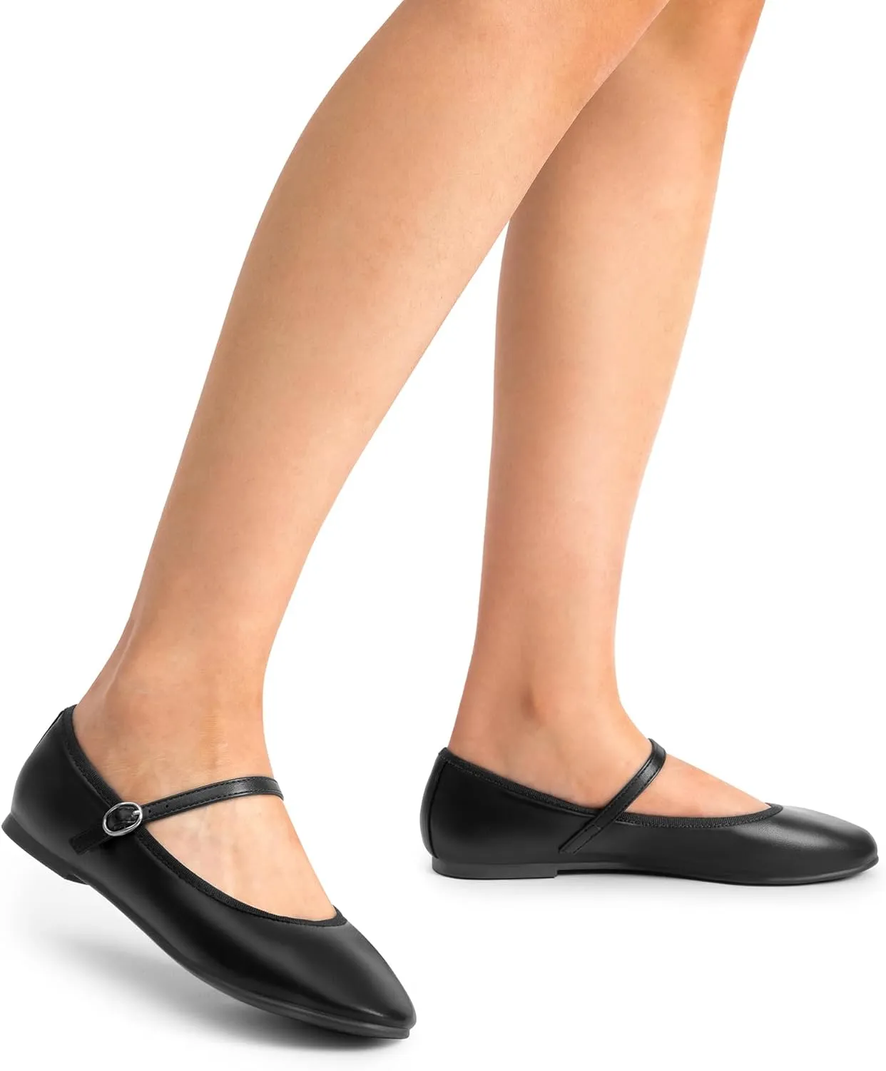 DREAM PAIRS Women's Ballet Flats Mary Jane Shoes, Round Toe Comfortable Dressy Casual Slip-on Work Daily Soft Flat Shoes
