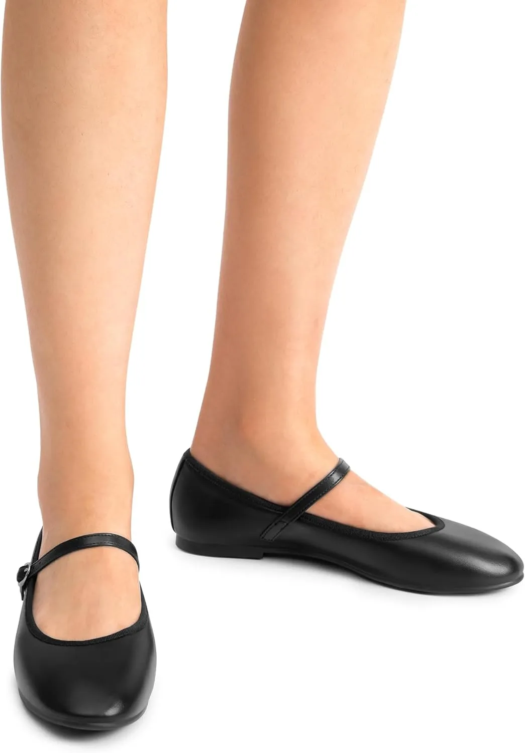 DREAM PAIRS Women's Ballet Flats Mary Jane Shoes, Round Toe Comfortable Dressy Casual Slip-on Work Daily Soft Flat Shoes
