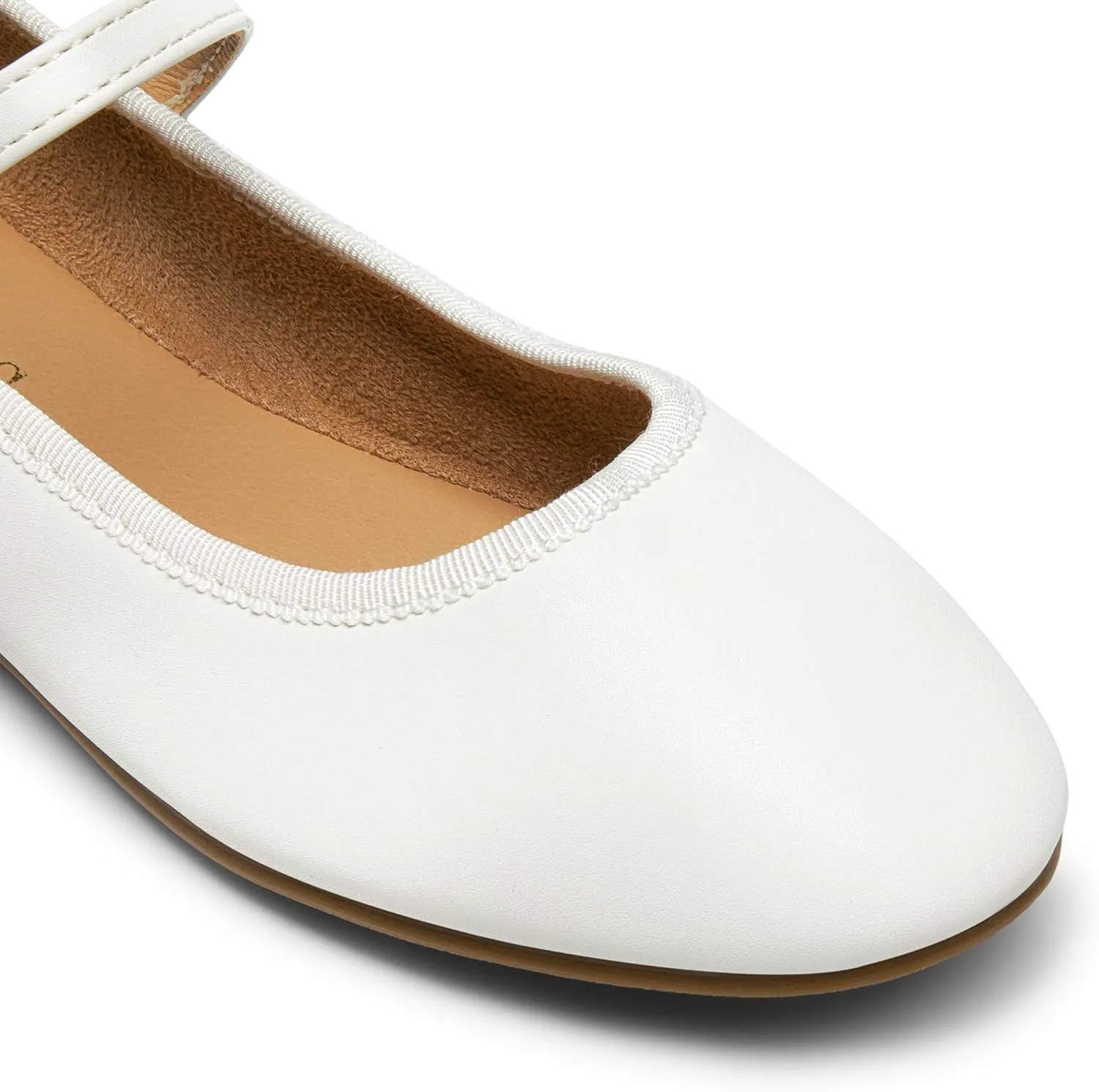 DREAM PAIRS Women's Ballet Flats Mary Jane Shoes, Round Toe Comfortable Dressy Casual Slip-on Work Daily Soft Flat Shoes