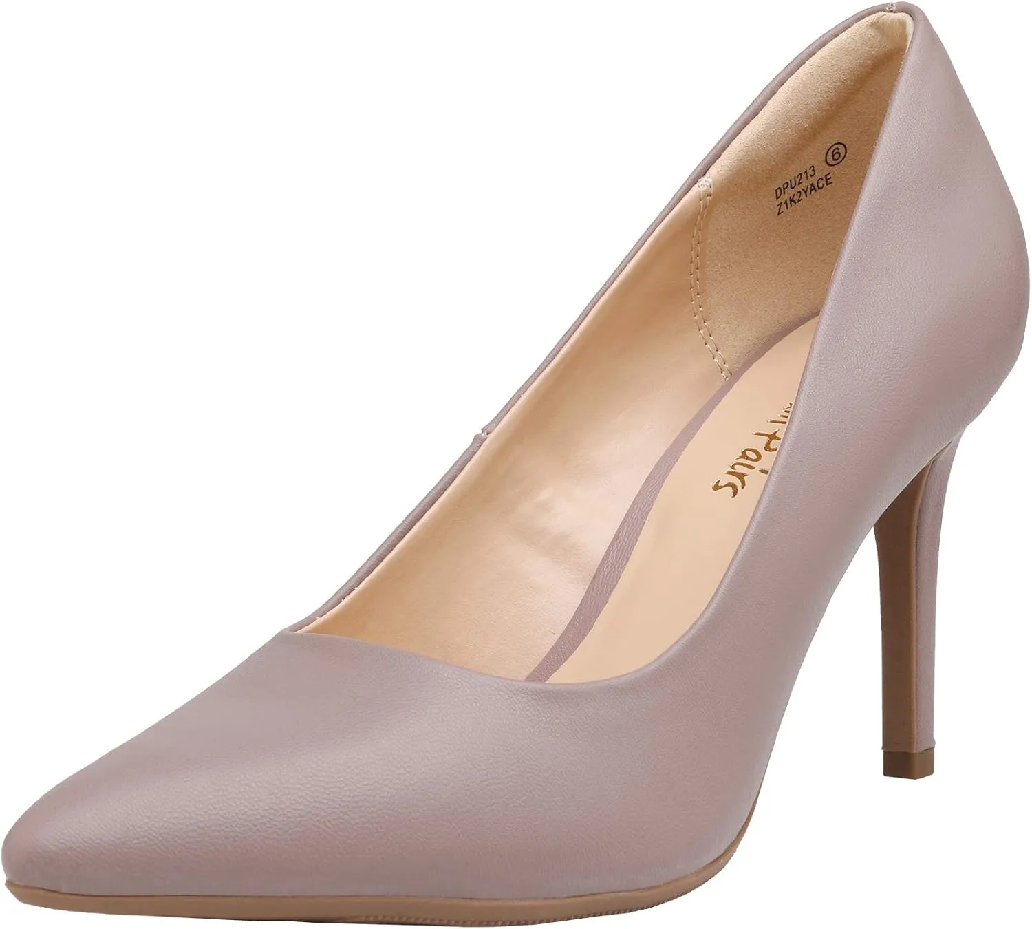 DREAM PAIRS Women's High Stiletto Heels Pointed Toe Pumps Shoes