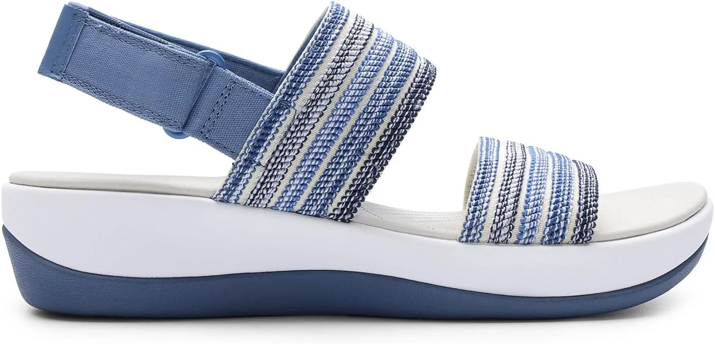 DREAM PAIRS Women's Walking Sandals Lightweight Soft Footbed Low Wedge Comfort Indoor Outdoor Flat Sandals