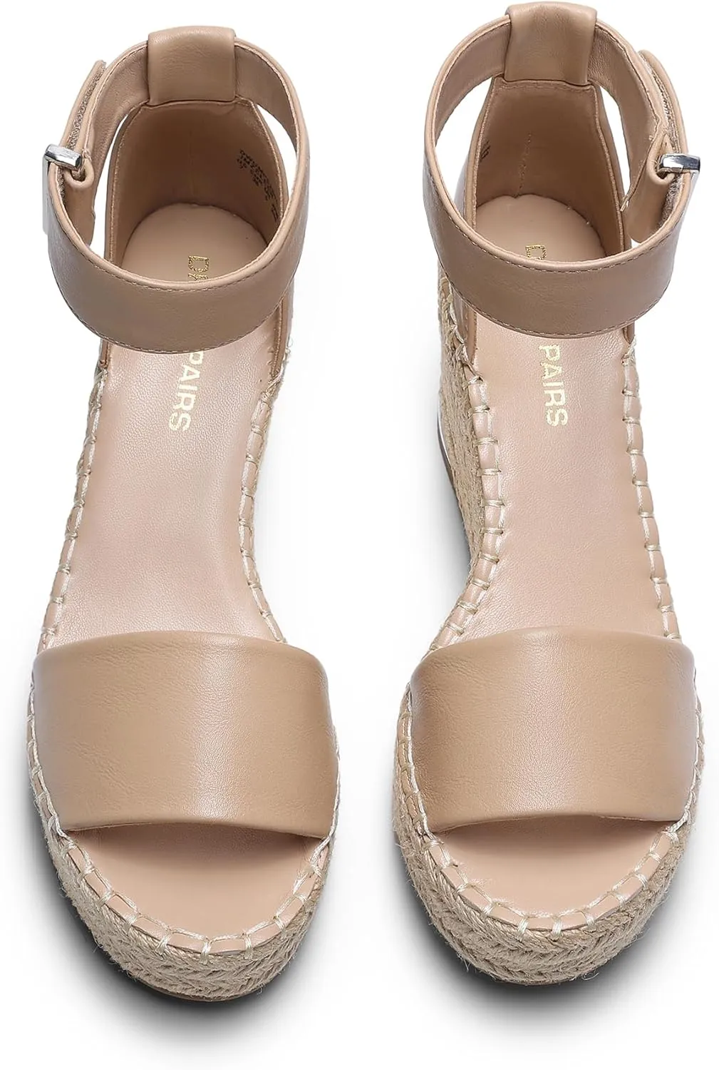 DREAM PAIRS Women's Wedge Sandals Open Toe Espadrilles Sandals Comfortable Dressy Ankle Strap Platform Sandals Suitable for Work Beach Summer Shoes