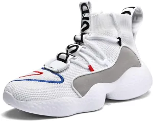DRESER Couple Shoes High top Men's Socks Shoes Running Light Breathable Casual Women's Sports Shoes Fashion Sports Shoes Climbing Shoes