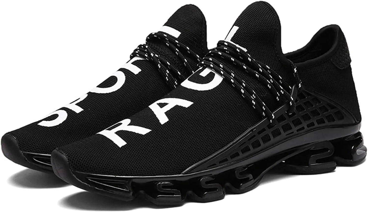 DUORO Mens Slip On Road Running Shoes Breathable Lightweight Comfortable Walking Shoes Athletic Gym Tennis Shoes for Men
