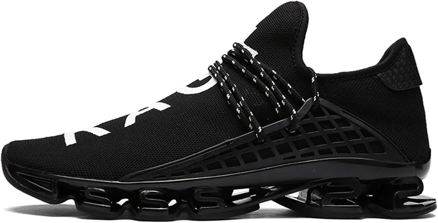 DUORO Mens Slip On Road Running Shoes Breathable Lightweight Comfortable Walking Shoes Athletic Gym Tennis Shoes for Men