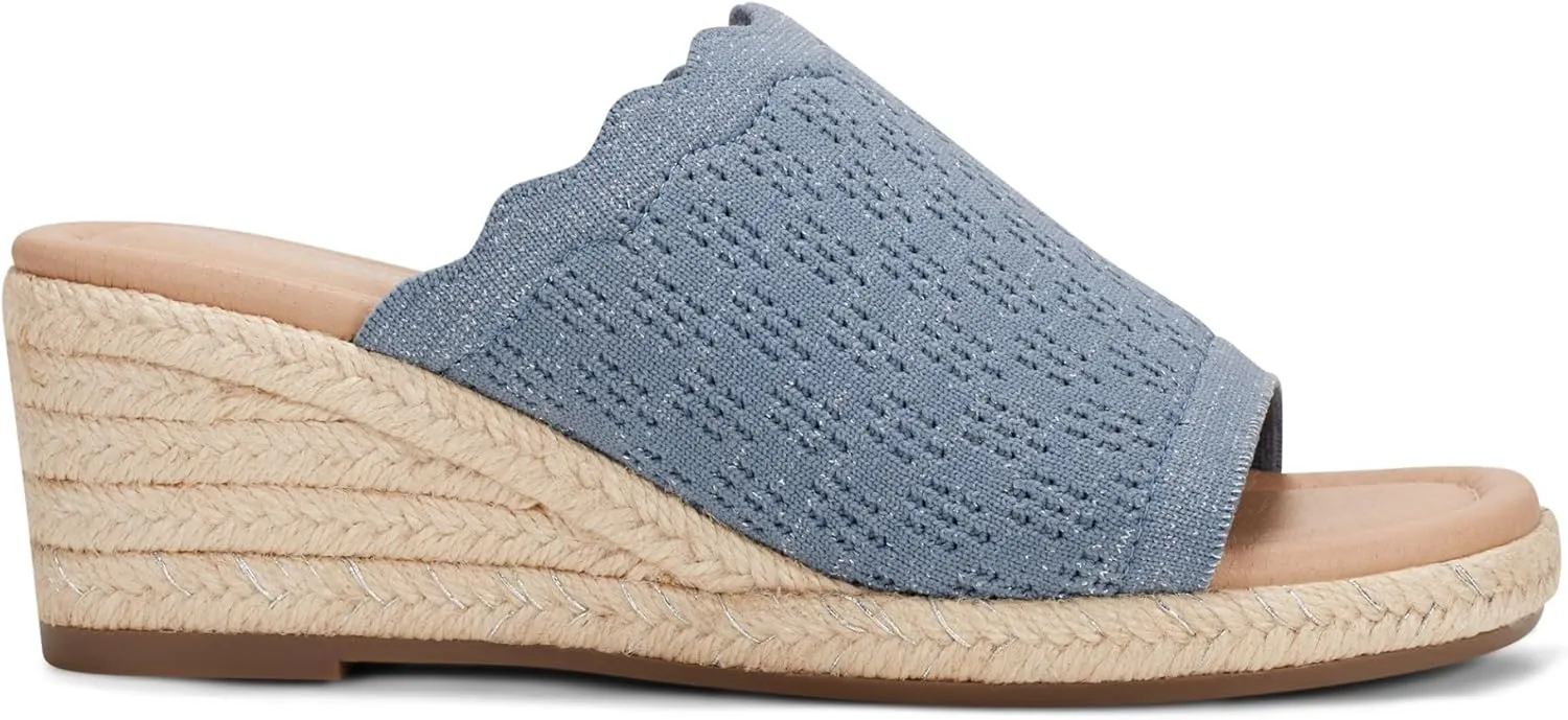 Easy Spirit Women's Espadrille Espardrille Wedge Sandal