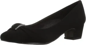 Easy Street Womens Eloise Faux Leather Dressy Block Heel