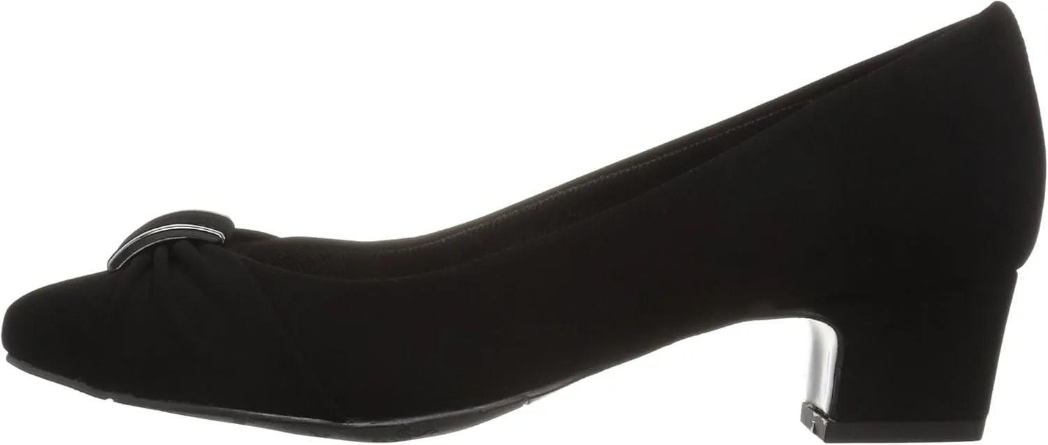 Easy Street Womens Eloise Faux Leather Dressy Block Heel