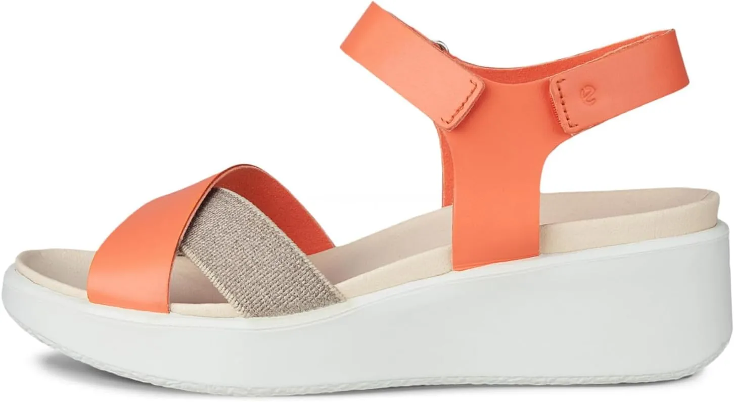ECCO Women's Flowt Wedge Luxury Crossband Sandal