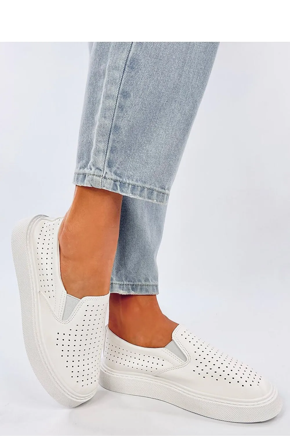 European Craftsmanship Women'S Openwork Slip-On Sneakers