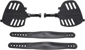 Exercise Bike Pedal with Strap Multipurpose Stable Nonslip Easy to Install Fitness Device Replacements Pedal for Gym Indoor