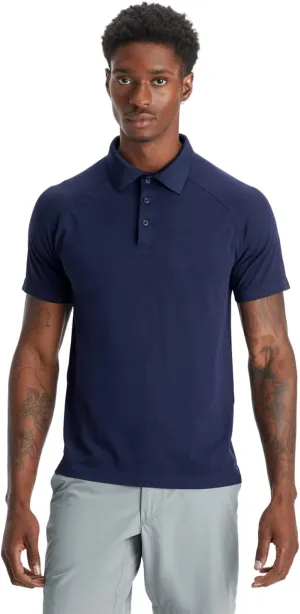 Fabletics Men's The Training Day Polo, Tennis, Golf, Performance, Breathable, 4-Way Stretch