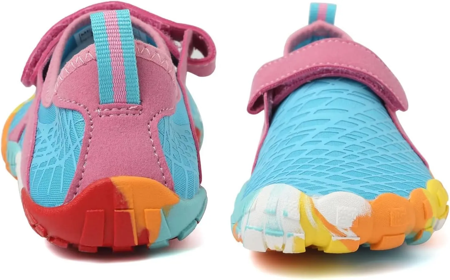 FANTURE Girls & Boys Water Shoes Lightweight Comfort Sole Easy Walking Athletic Slip on Aqua Sock(Toddler/Little Kid/Big Kid)