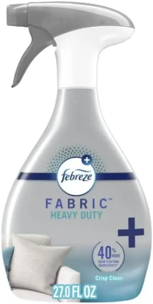 F.e.b.r.e.z.e Fabric Spray Air Freshener, Odor-Fighting - 27 fl oz (Crisp Clean)
