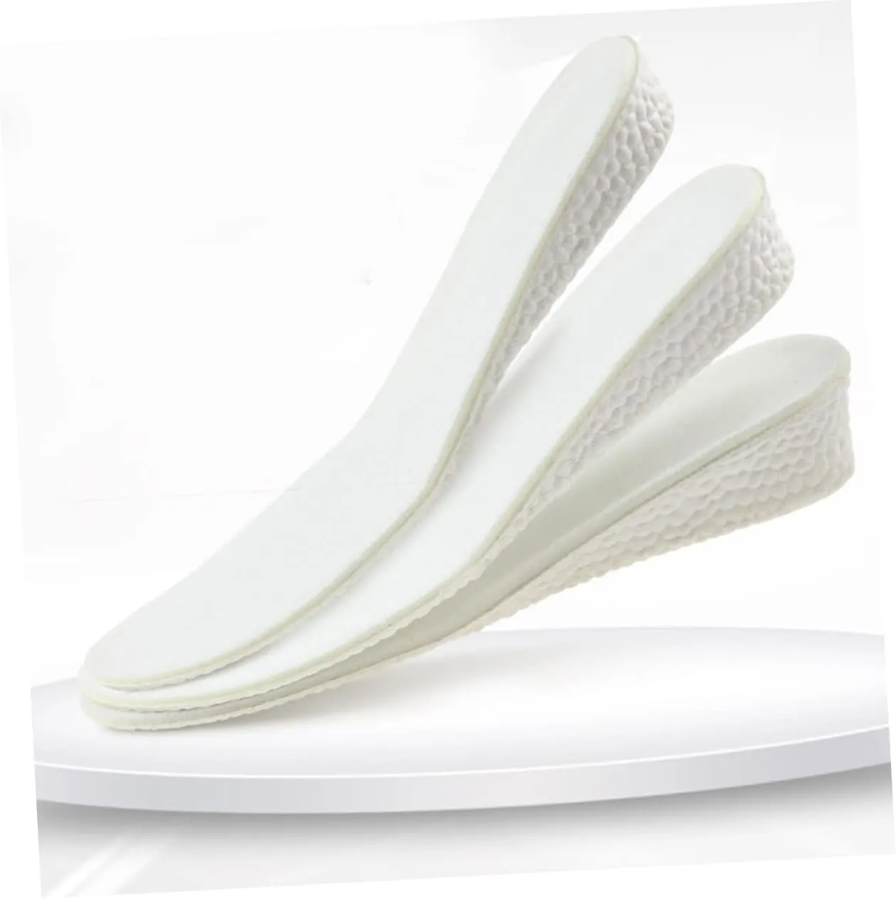 Feet Insoles TPU Shock Absorbing Breathable Sports Sneaker Insoles for Heightening